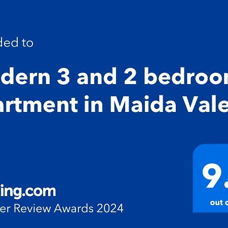 Modern 3 And 2 Bedroom Apartment In Maida Vale Londyn Zewnętrze zdjęcie