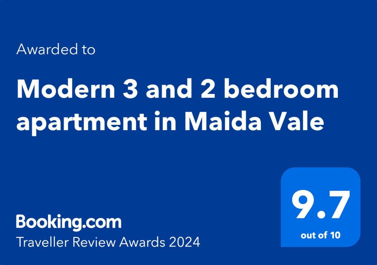 Modern 3 And 2 Bedroom Apartment In Maida Vale Londyn Zewnętrze zdjęcie